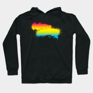 Pansexual Paint Smudge Minimalism Hoodie